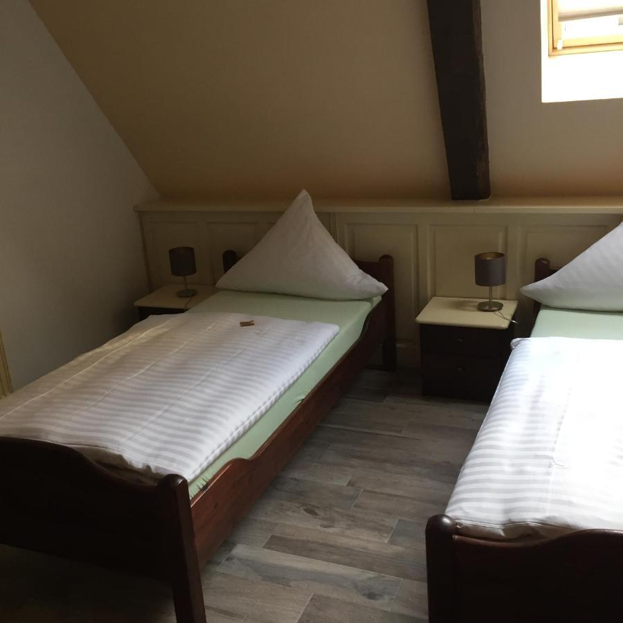 Hotel-Pension Markt-Scheune Anno 1652 Vlotho Kültér fotó